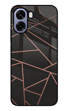 Geometric Pattern Oppo A6 5G Metal Case Back Cover by Casekaro