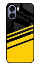 Yellow Shades Oppo A6 5G Metal Case Back Cover by Casekaro