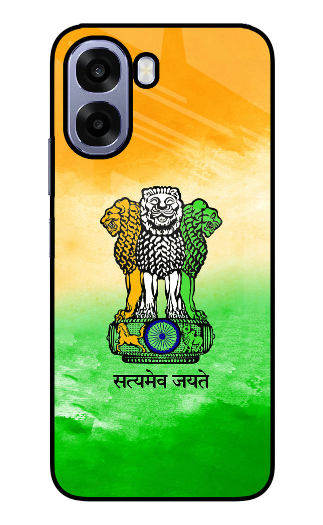 Satyamev Jayate Flag Oppo A6 5G Metal Case Back Cover by Casekaro