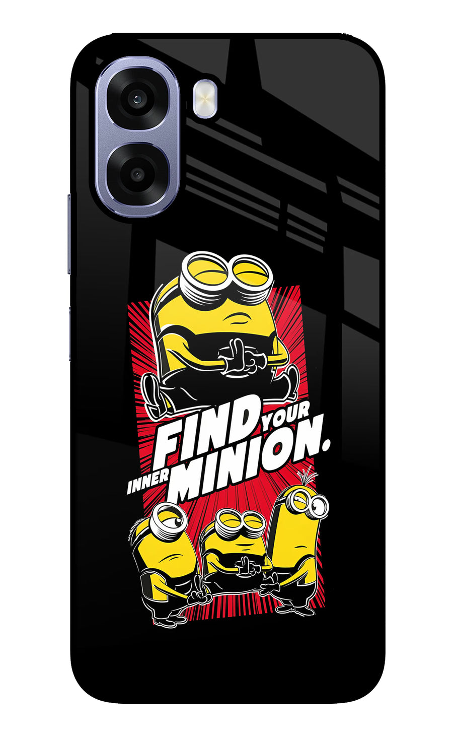 Find your inner Minion Oppo A6 5G Back Cover, Metal case