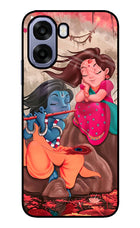 Radhe Krishna Oppo A6 5G Metal Case Back Cover by Casekaro