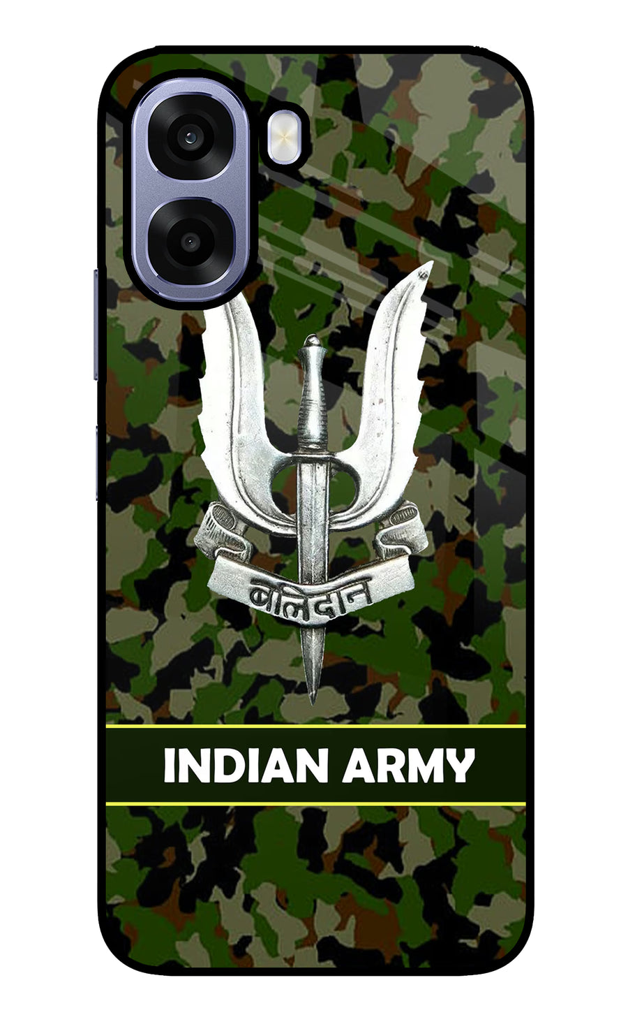 Balidan Indian Logo Oppo A6 5G Back Cover, Metal case
