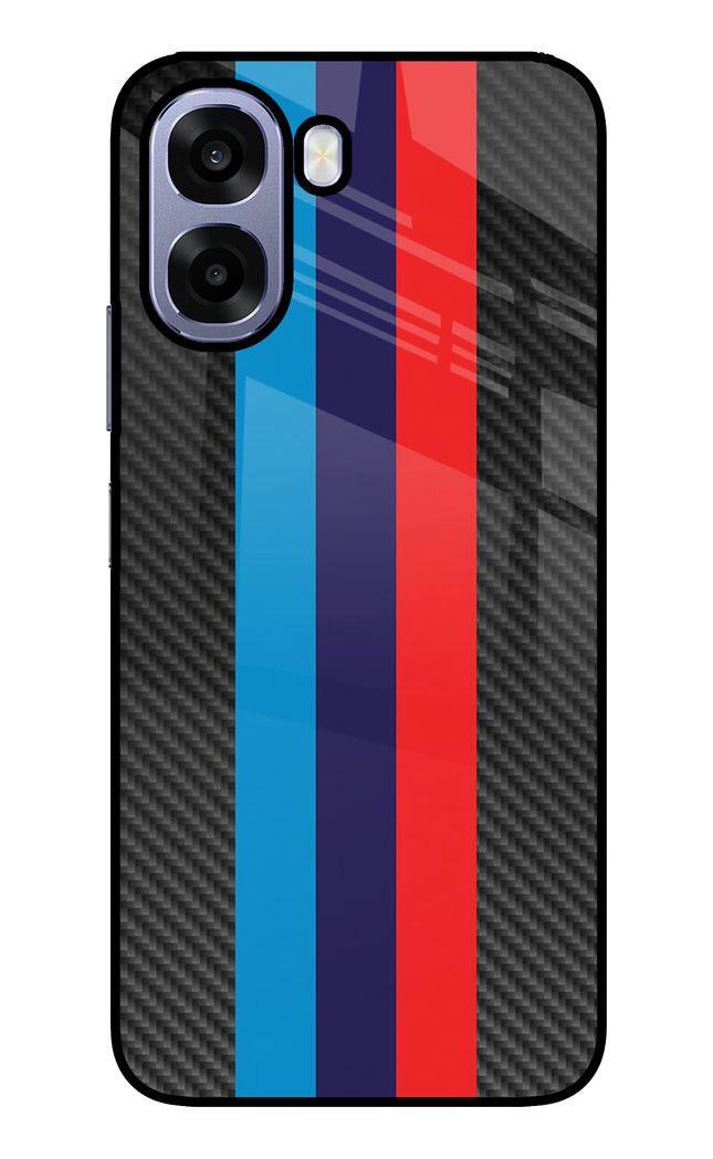 BMW Stripes Pattern Oppo A6 5G Metal Case Back Cover by Casekaro