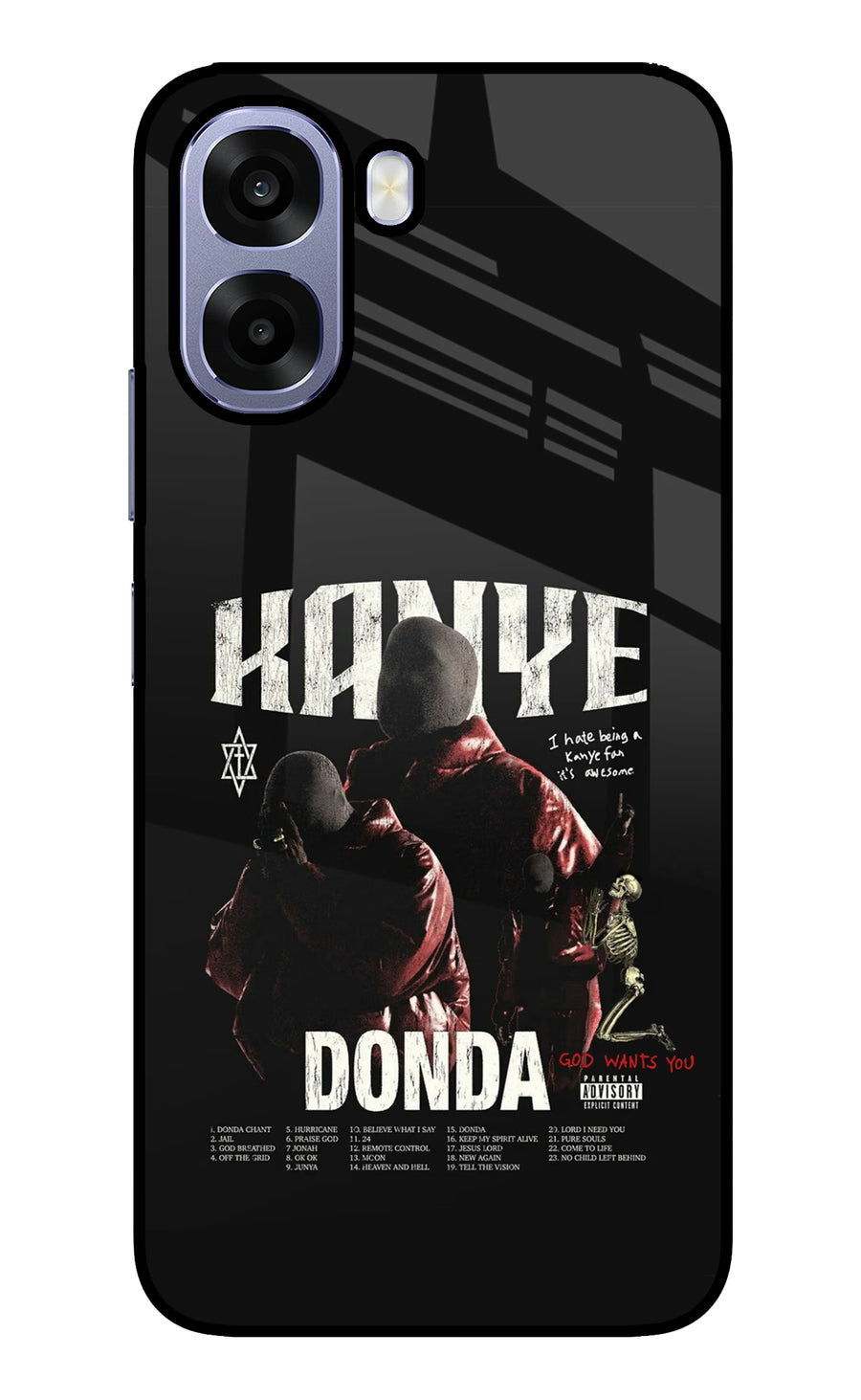 Donda Kanye West Oppo A6 5G Back Cover, Metal case