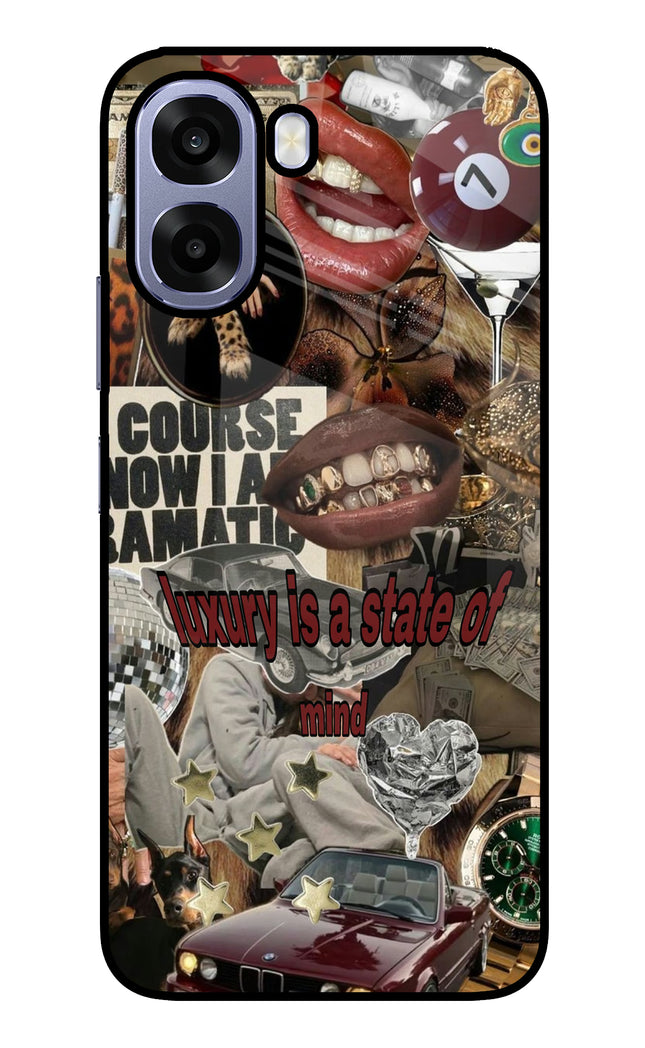 Luxury Oppo A6 5G Metal Case Back Cover by Casekaro