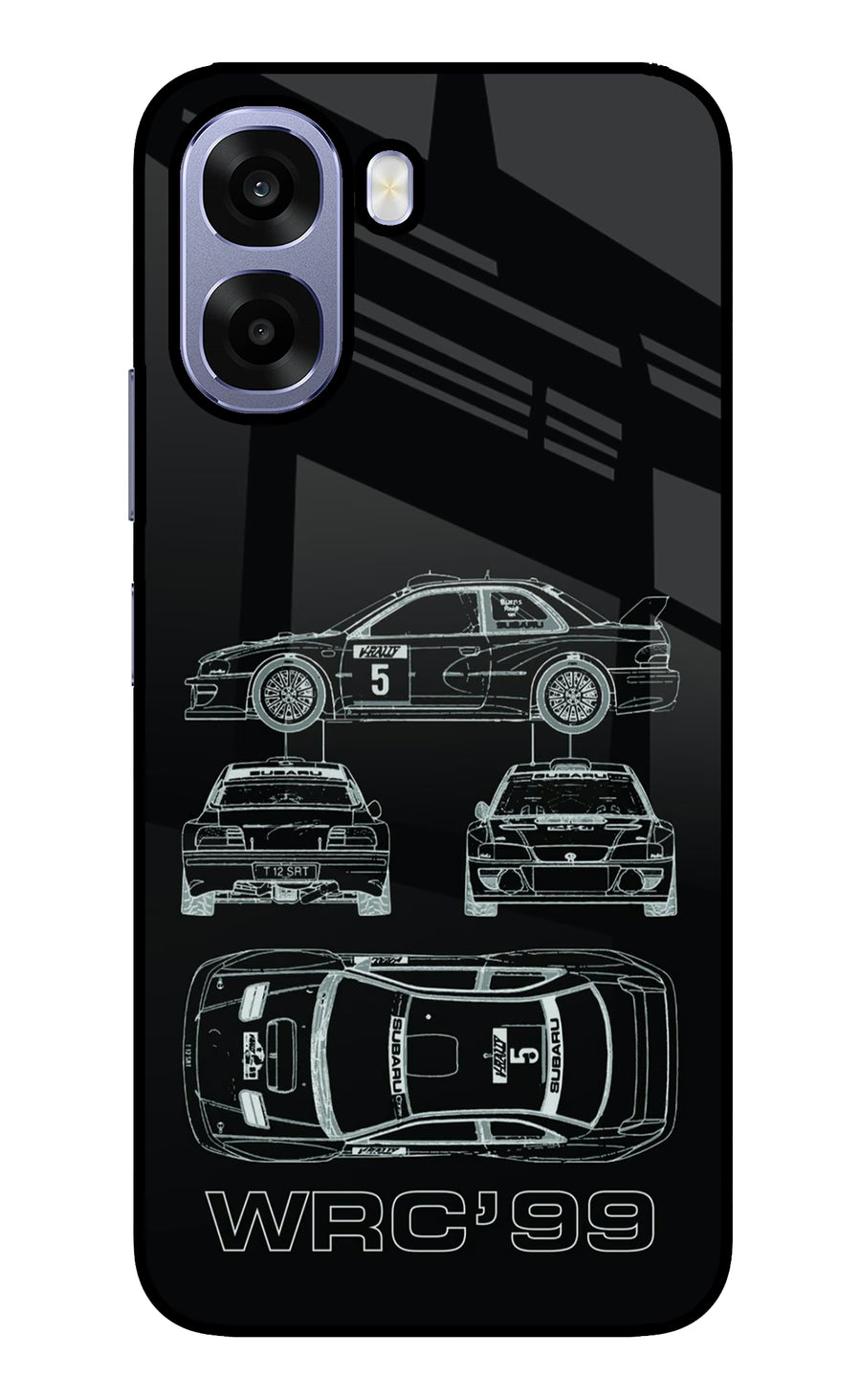 WRC'99 Oppo A6 5G Back Cover, Metal case