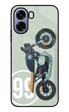 Classic Cafe Racer 99 Oppo A6 5G Metal Case Back Cover by Casekaro