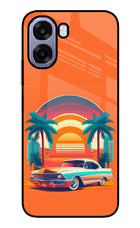 Palm Drive 80s Oppo A6 5G Metal Case Back Cover by Casekaro