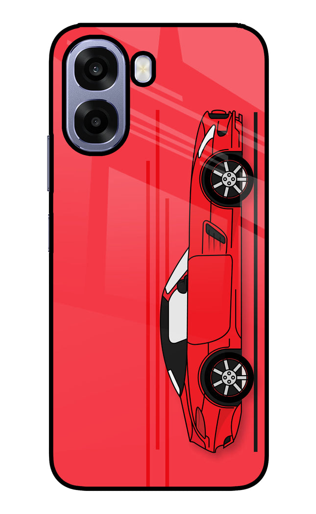 Red Velocity Oppo A6 5G Metal Case Back Cover by Casekaro