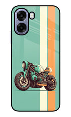 Striped Moto Drift Oppo A6 5G Metal Case Back Cover by Casekaro
