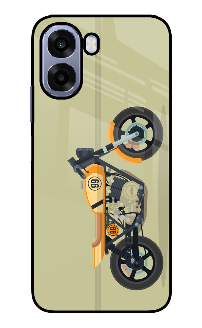 Vertical Speedster Oppo A6 5G Metal Case Back Cover by Casekaro
