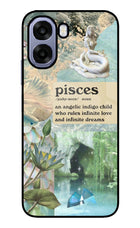 Pisces Zodiac Oppo A6 5G Metal Case Back Cover by Casekaro