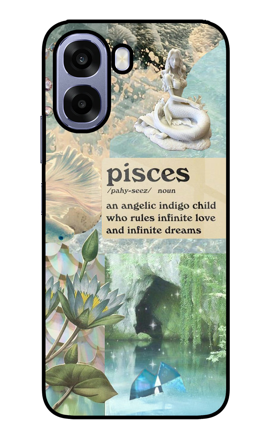 Pisces Zodiac Oppo A6 5G Back Cover, Metal case