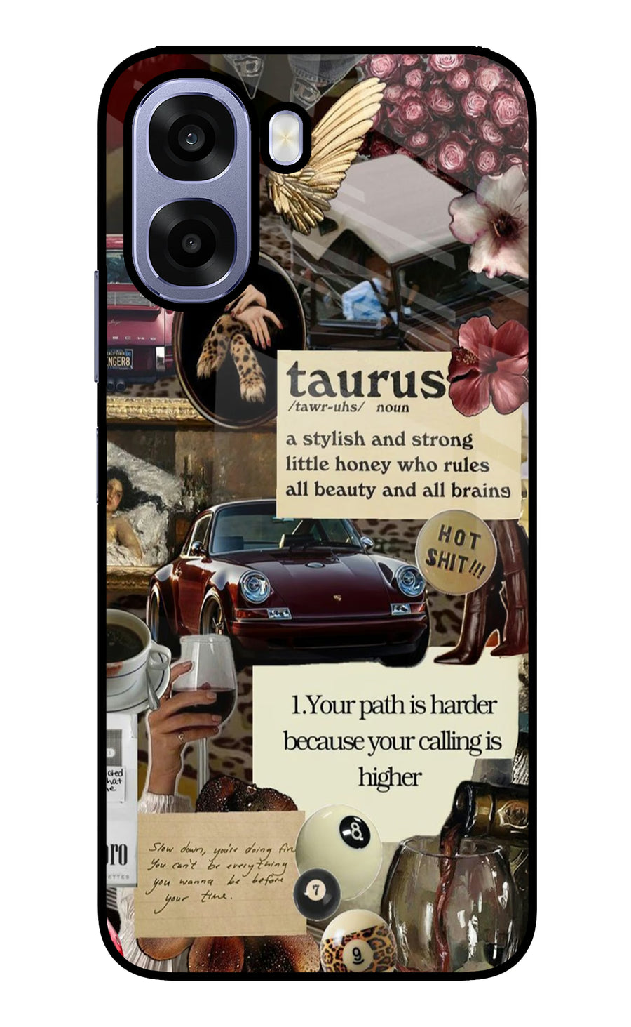 Taurus Zodiac Oppo A6 5G Back Cover, Metal case