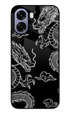 Twin Dragons Oppo A6 5G Metal Case Back Cover by Casekaro