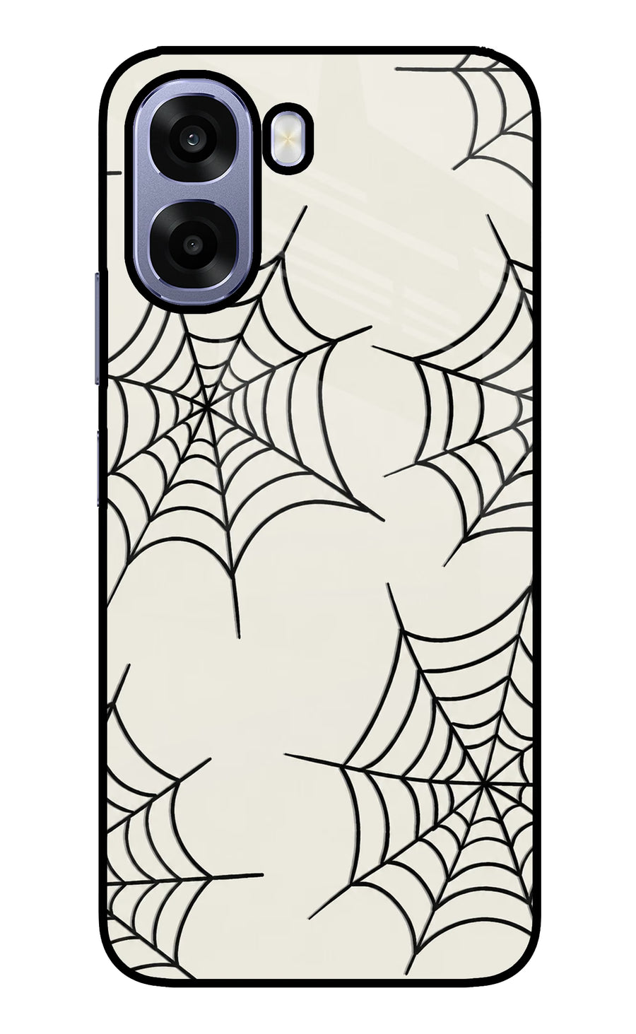 Spider Web Oppo A6 5G Back Cover, Metal case