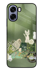 Aesthetic anime Oppo A6 5G Metal Case Back Cover by Casekaro