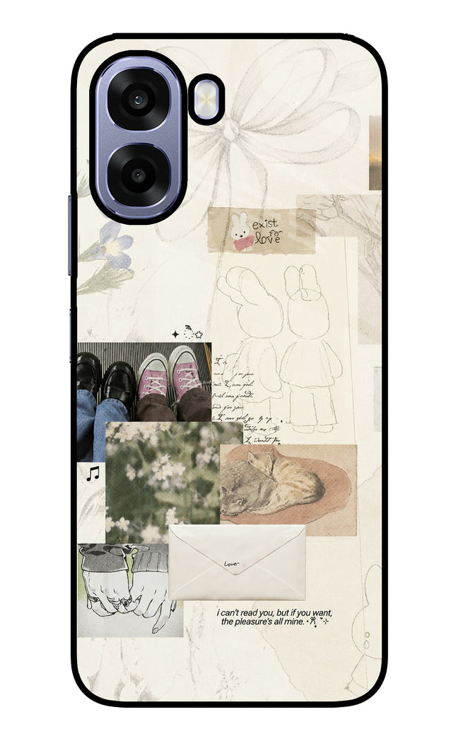 Soft Aesthetic Oppo A6 5G Metal Case Back Cover by Casekaro