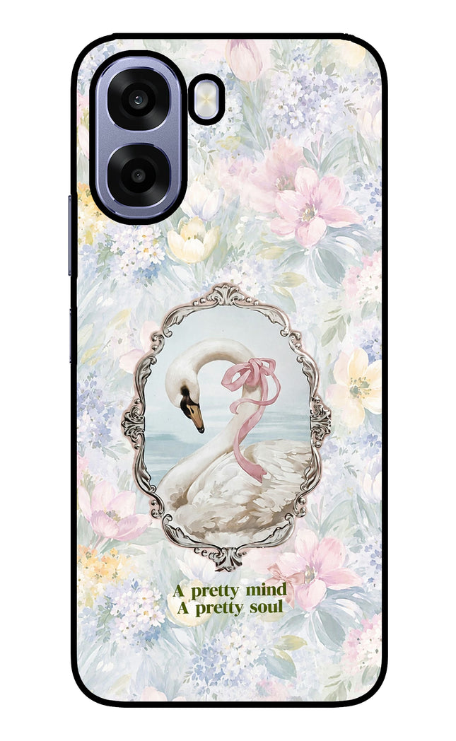 Pretty Mind Pretty Soul Oppo A6 5G Metal Case Back Cover by Casekaro