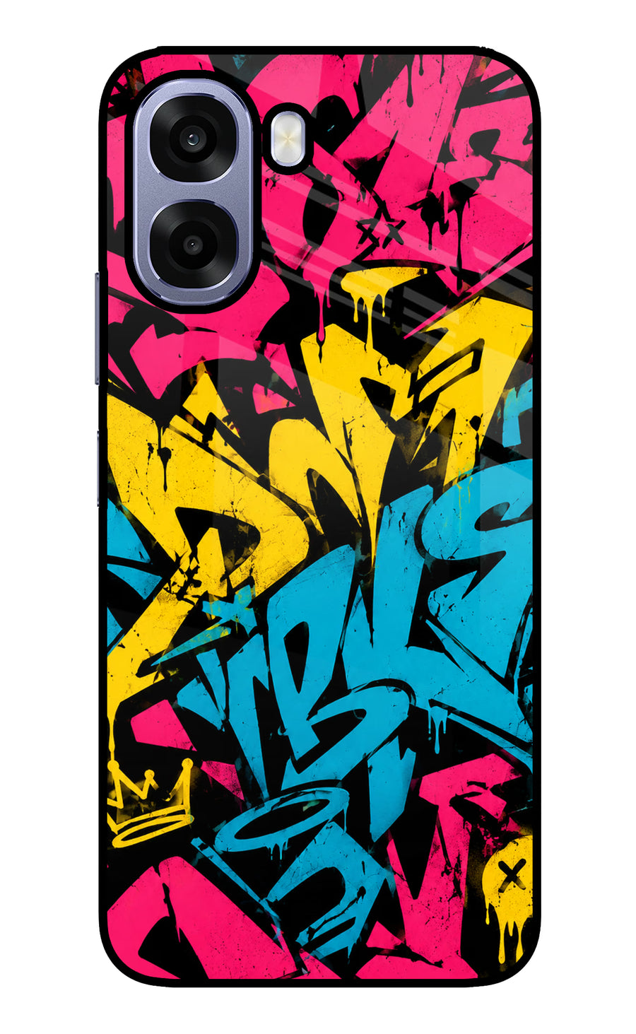 Graffiti Vibe Oppo A6 5G Back Cover, Metal case