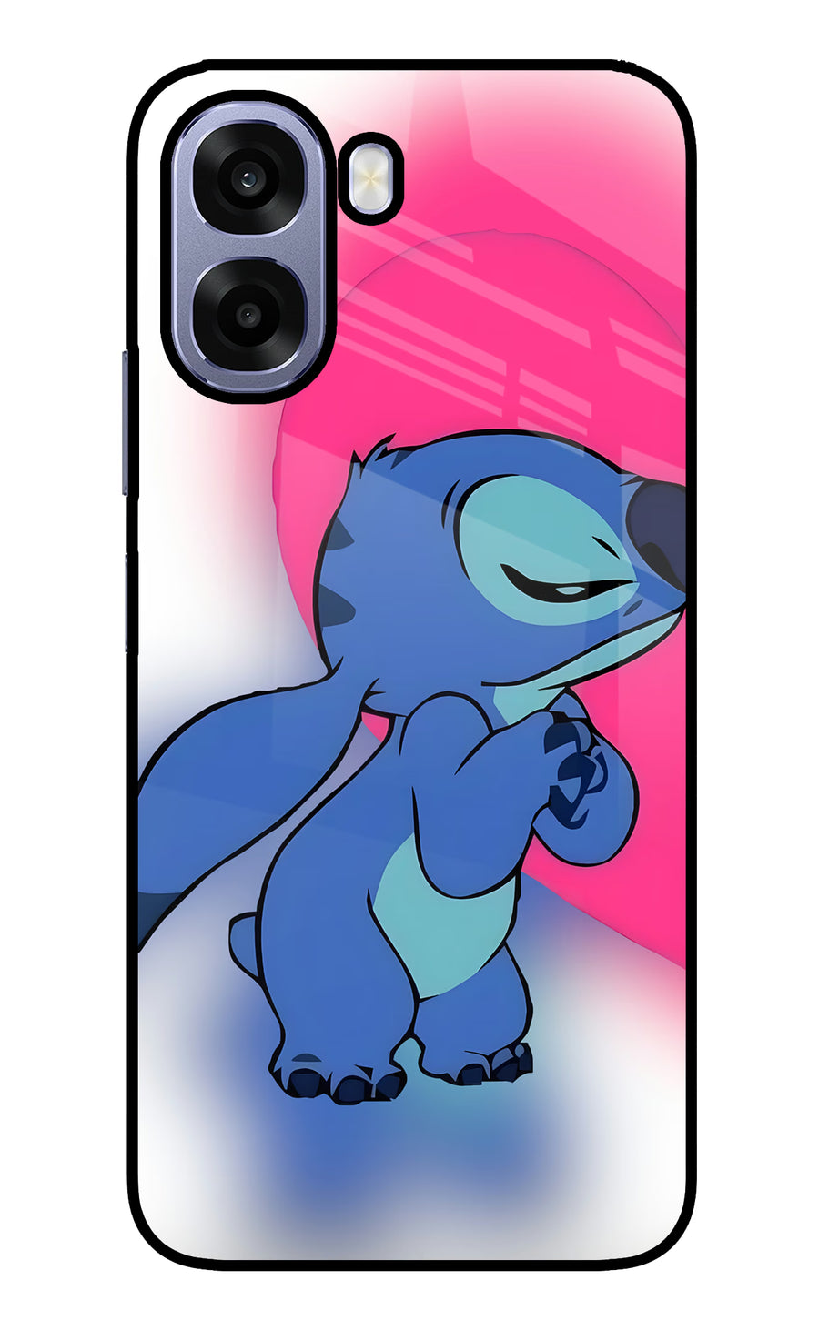 Stitch Hug Oppo A6 5G Back Cover, Metal case