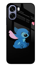 Stitch Crush Oppo A6 5G Metal Case Back Cover by Casekaro