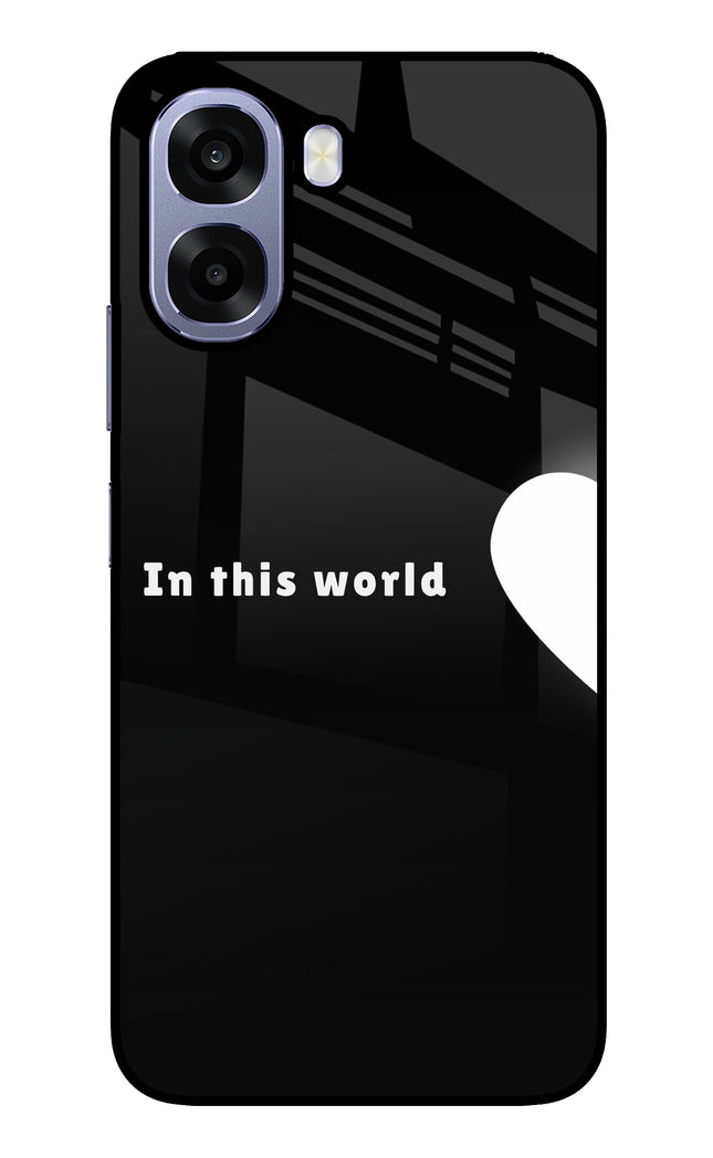 This World Oppo A6 5G Metal Case Back Cover by Casekaro