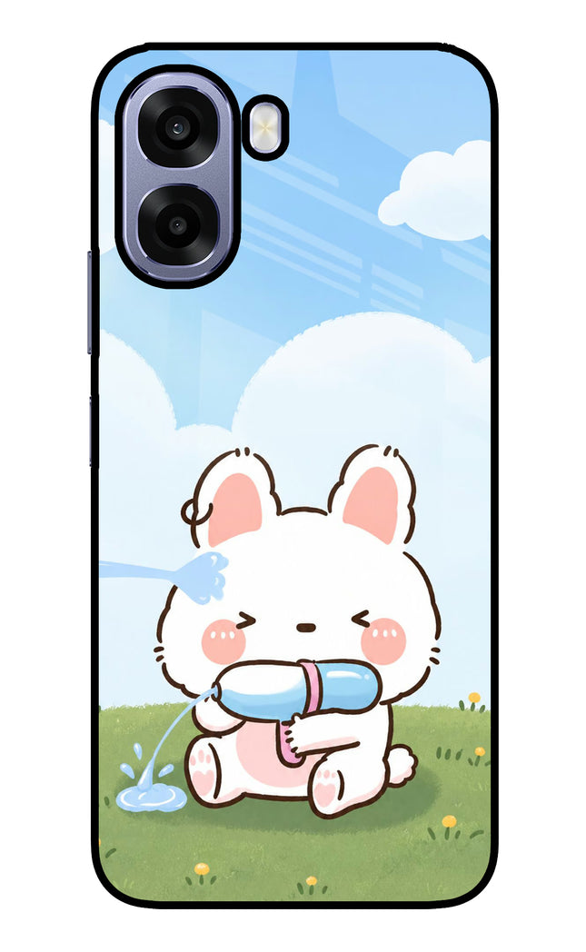 Bunny Treat Oppo A6 5G Metal Case Back Cover by Casekaro