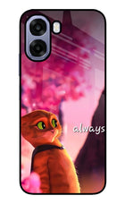 Always Cat Oppo A6 5G Metal Case Back Cover by Casekaro
