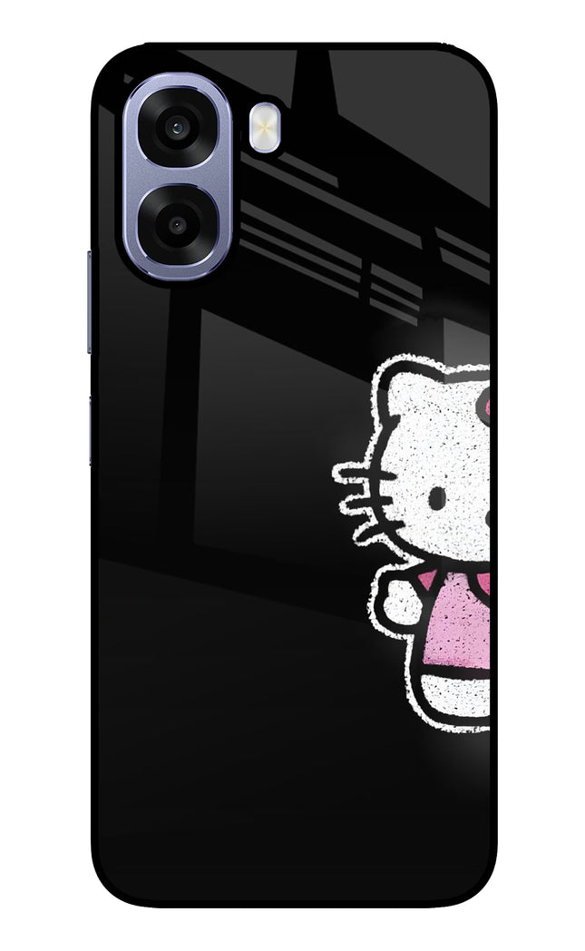 Kitty Charm Oppo A6 5G Metal Case Back Cover by Casekaro