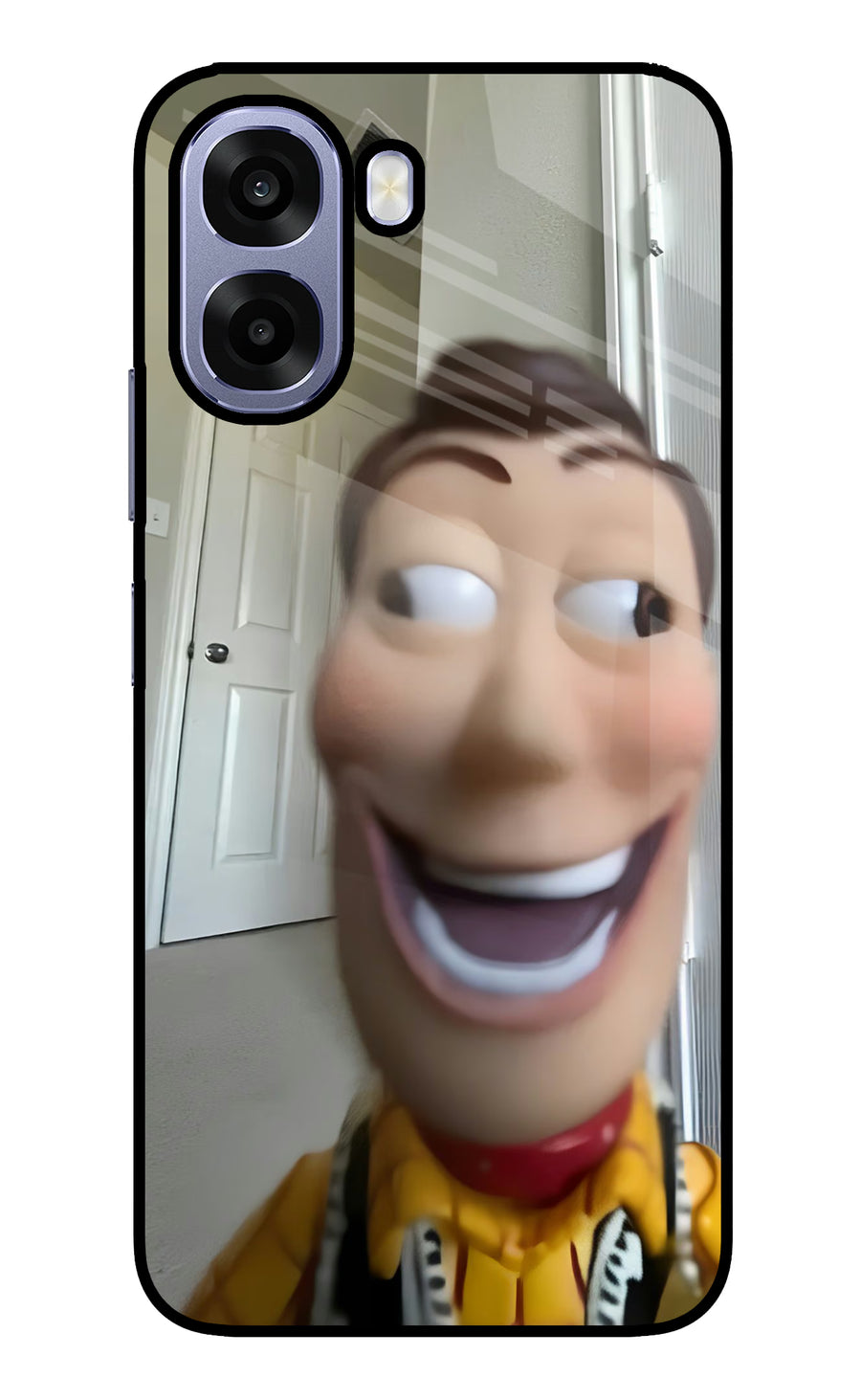 Side Eye Woody Oppo A6 5G Back Cover, Metal case