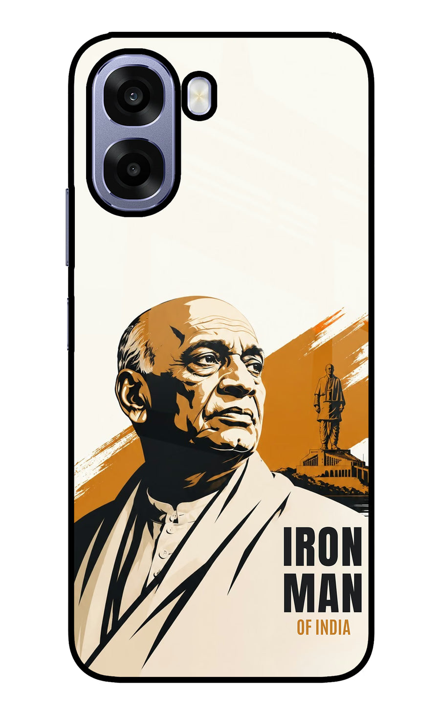 Sardar Patel Iron Will Oppo A6 5G Back Cover, Metal case