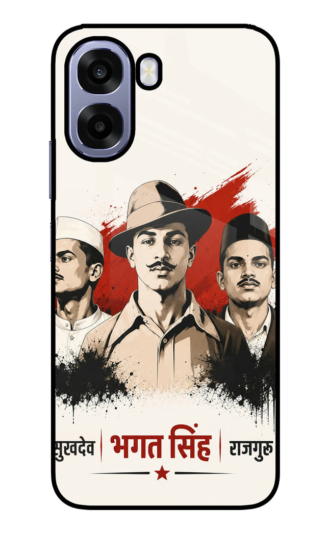 Bhagat Singh Trio Oppo A6 5G Metal Case Back Cover by Casekaro