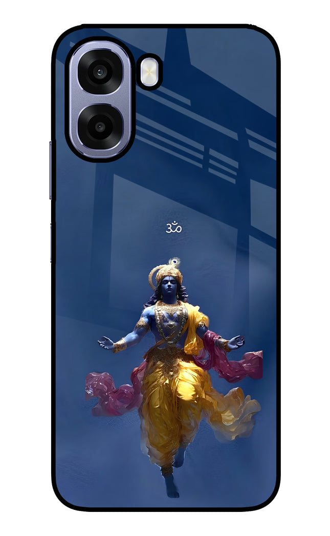 Cosmic Krishna Oppo A6 5G Metal Case Back Cover by Casekaro