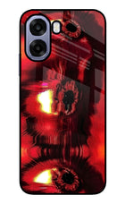 Fire Eye Oppo A6 5G Metal Case Back Cover by Casekaro