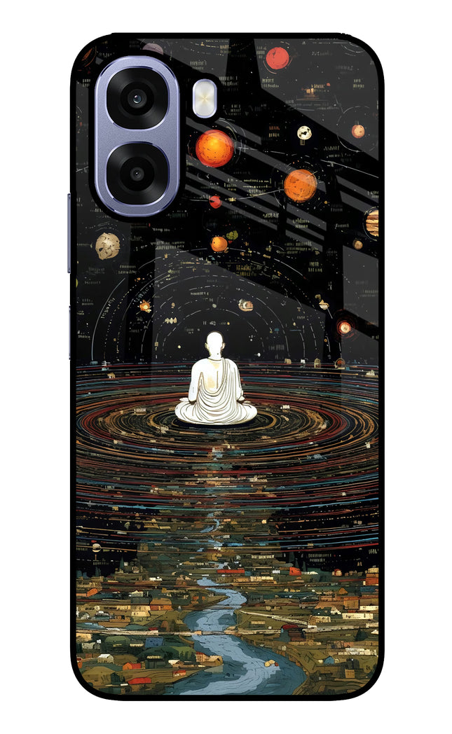 Space Monk Oppo A6 5G Metal Case Back Cover by Casekaro