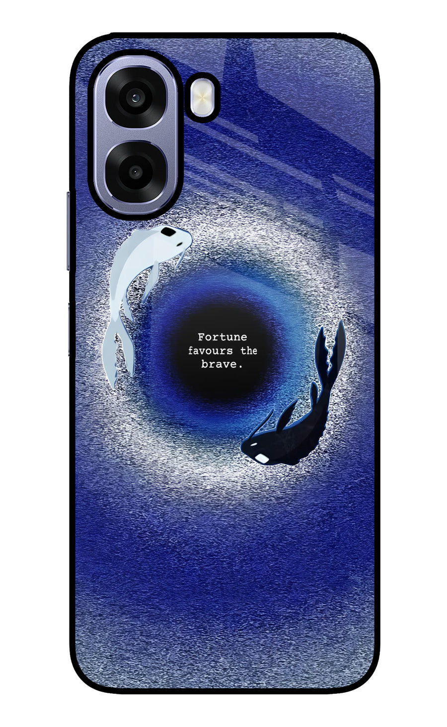 Dark Koi Oppo A6 5G Back Cover, Metal case