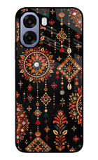 Boho Noir Oppo A6 5G Metal Case Back Cover by Casekaro
