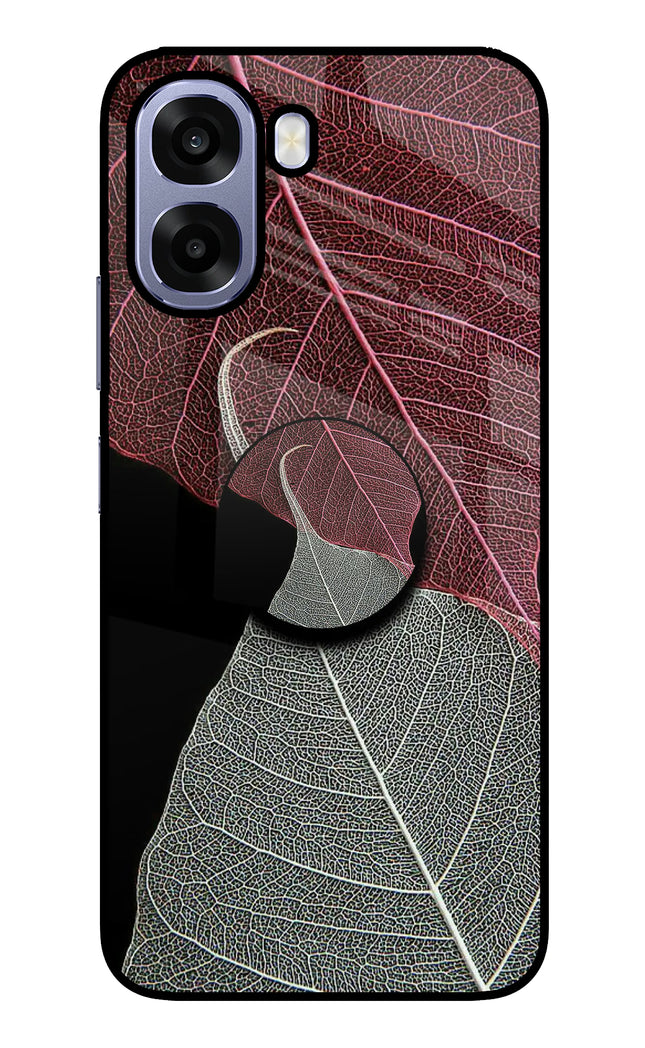 Leaf Pattern Oppo A6 5G Pop Case by Casekaro