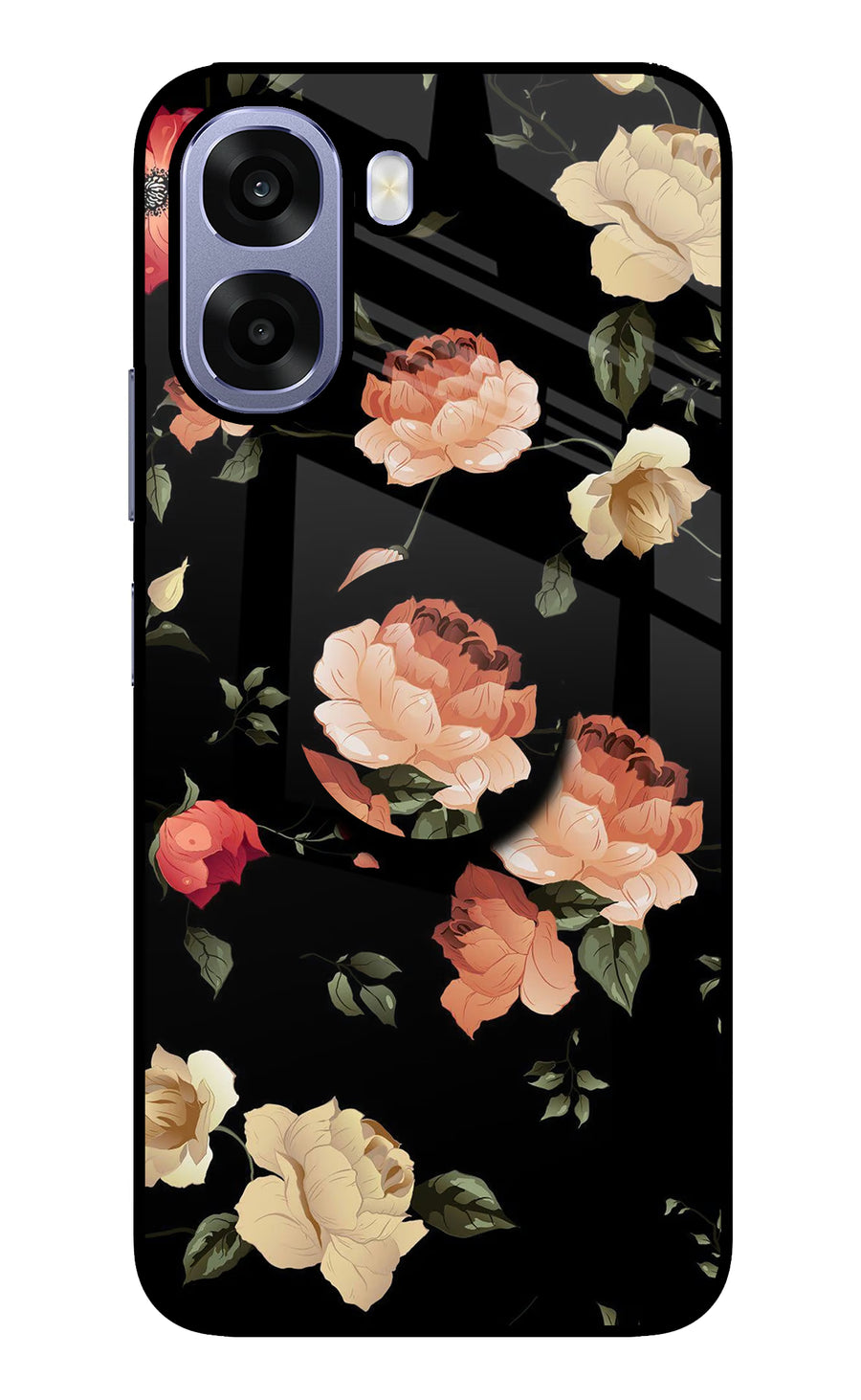 Flowers Oppo A6 5G Pop Case, Metal case