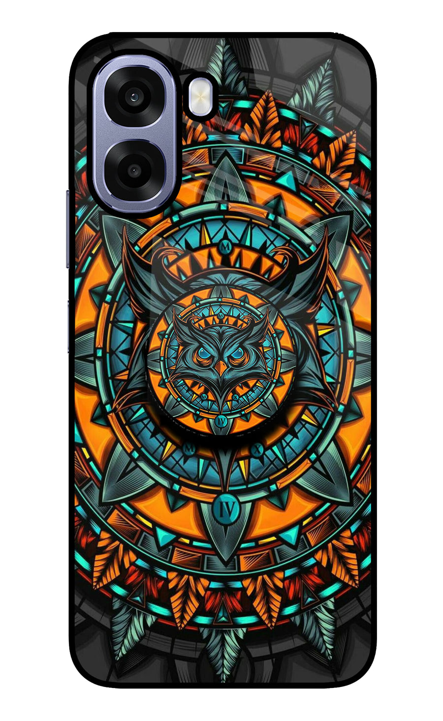 Angry Owl Oppo A6 5G Pop Case, Metal case