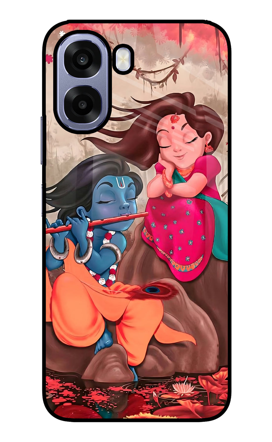 Radhe Krishna Oppo A6s 5G Back Cover, Metal case