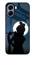 Shri Krishna Silhouette Oppo A6s 5G Metal Case Back Cover by Casekaro