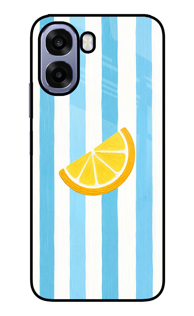 Summer Lemon Oppo A6s 5G Metal Case Back Cover by Casekaro