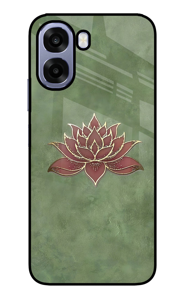 Lotus Grace Oppo A6s 5G Metal Case Back Cover by Casekaro