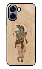 Krishna Oppo A6s 5G Metal Case Back Cover by Casekaro