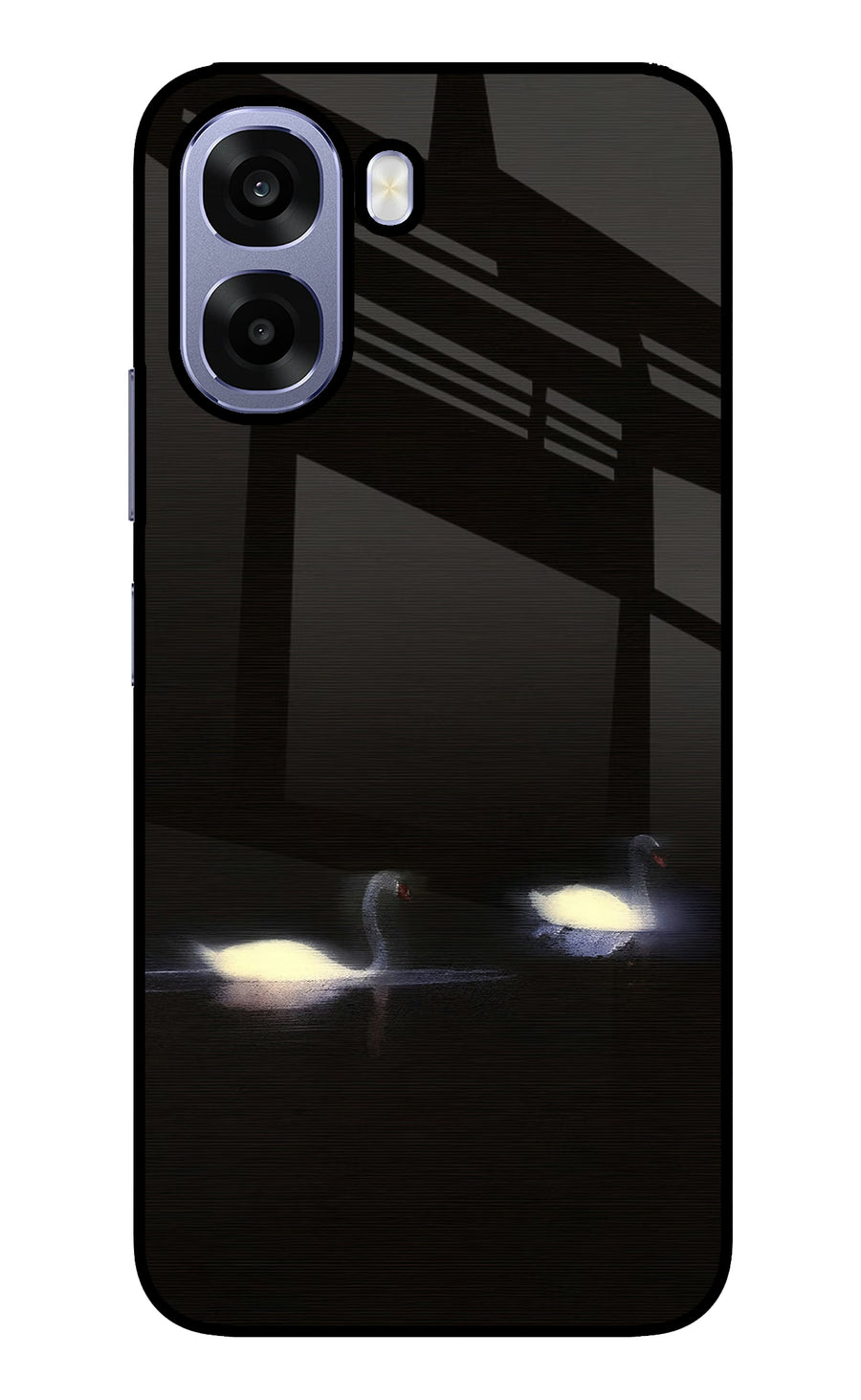 Silent Swans Oppo A6s 5G Back Cover, Metal case