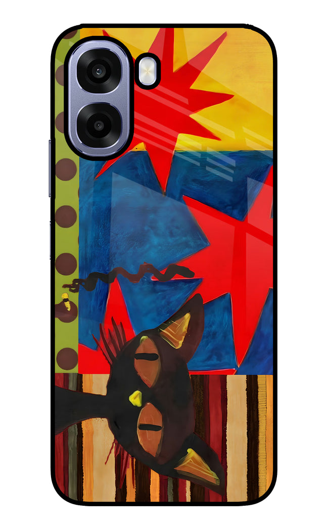 Pop Cat Oppo A6s 5G Metal Case Back Cover by Casekaro