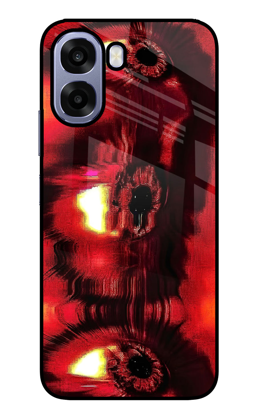 Fire Eye Oppo A6s 5G Back Cover, Metal case