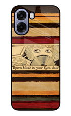 Vinyl Stripes Oppo A6s 5G Metal Case Back Cover by Casekaro